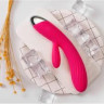 Вибростимулятор с ребристым стволом, клиторальным отростком и нагревом SVAKOM ANGEL SUDV-03B-PMR